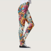 Tropical Floral Paradise Leggings (Rechts)