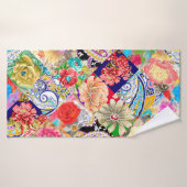 Tropical Floral Pattern (Serviette de bain)