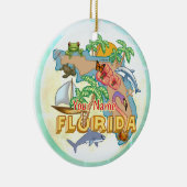Tropical Florida Keramisch Ornament (Rechts)