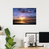 Tropical Florida Sunset Landscape Poster Photo Art (Bureau à domicile)
