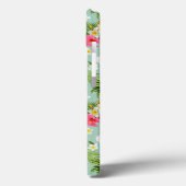 Tropical Flowers & Pineapples Case-Mate iPhone Case (Achterkant / Links)