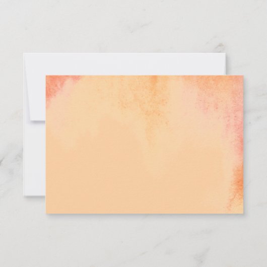 Tropical Freesia Boho Wedding RSVP (Dos)