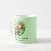 Tropical Frog Humor Koffie Mok - (Voorkant links)