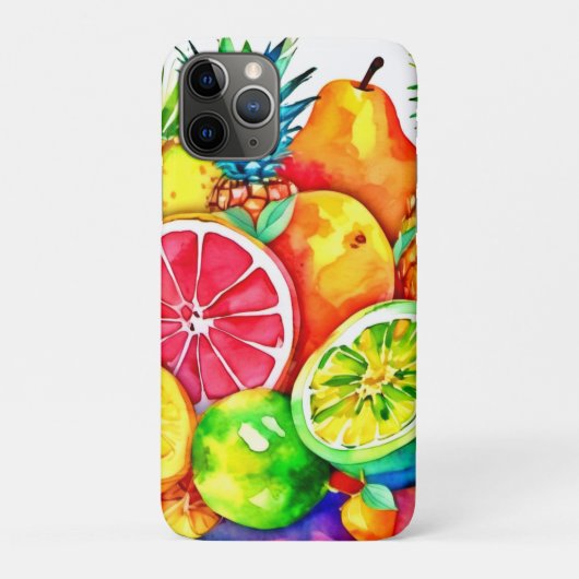 Tropical Fruit Cartoon Art Case-Mate iPhone Case (Achterkant)