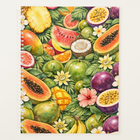 Tropical Fruits Planner (Devant)