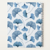Tropical Ginkgo Foliage Dusty Blue Wedding planner (Dos)