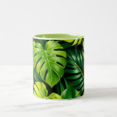 Tropical Green Leaves Mug (Centre)