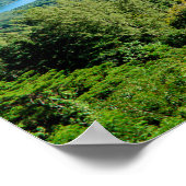 Tropical green Moorea poster print (Coin)