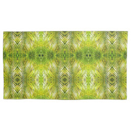 Tropical green palm leaves sunlight M-size pattern Kussensloop