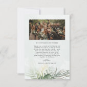 Tropical Green Tropical Merci Mariage (Dos)