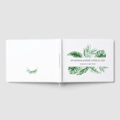 Tropical Greenery Palm Mariage Livre d'invité (Complet)