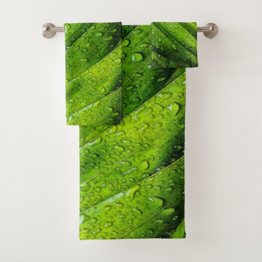 Tropical Greens avec gouttes de pluie (En situation)