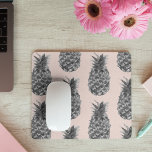 Tropical Grey & Pink Ananas Motif sans couture<br><div class="desc">Tropical Grey & Pink Ananas Motif sans couture</div>