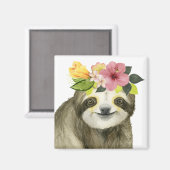 Tropical Halo | Sweet Sloth Magneet (Voorkant / Achterkant)