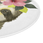 Tropical Halo | Sweet Sloth Snijplank (Hoek)