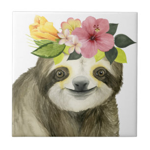 Tropical Halo Sweet Sloth Tegeltje
