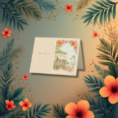 Tropical Hawaii Destination Numéro de table de mar