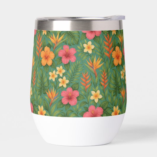 Tropical/Hawaii patterned floral (Gauche)