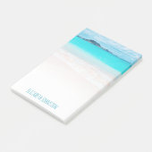 Tropical Hawaii turquoise oceaanstrand op maat Post-it® Notes (Schuin)