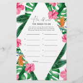 Tropical - Hoe oud was de bruid om te spelen (Voorkant)