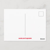 Tropical Island Beach Getaway Briefkaart (Achterkant)