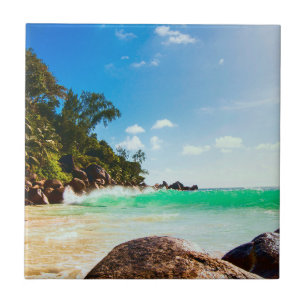 Tropical Island Beach Getaway Tegeltje
