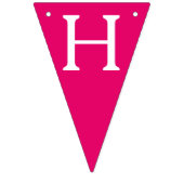 Tropical Island Beach Palm Tree Flamingo Verjaarda Vlaggetjes (Tweede vlag)