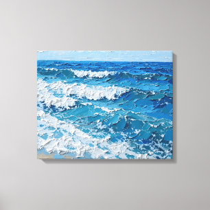 Tropical Island Beach Wrapped Canvas   kustijs Afdruk