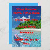 Tropical Island Getaway Kaart (Voorkant / Achterkant)