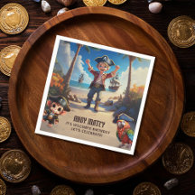 Tropical Island Pirate Boy Verjaardagsfeest