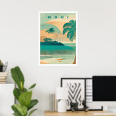 Tropical Island Poster (Thuiskantoor)
