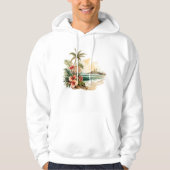 Tropical Island sweatshirt met capuchon (Voorkant)