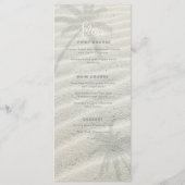 Tropical Isle Sunrise Mariage Menu Rose ID581 (Devant)