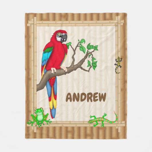 Tropical Jungle Couverture personnalisée (Devant)