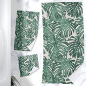Tropical Jungle Feuilles Pale Vert Moderne