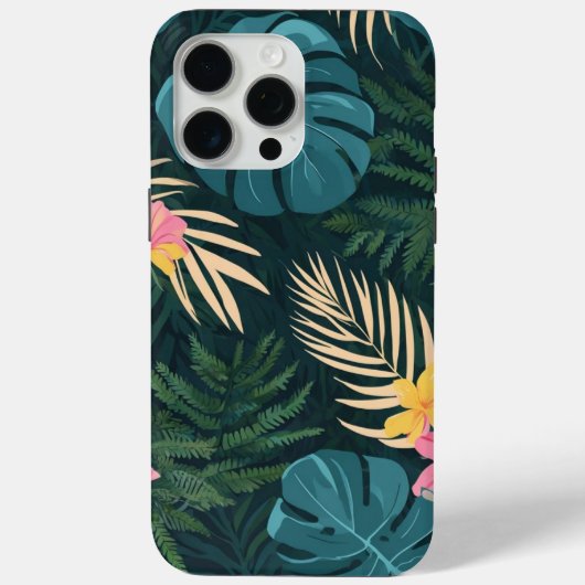 Tropical Jungle Leaves Case-Mate iPhone Case (Achterkant)