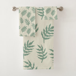 Tropical Jungle Rainforest Fern Feuille Motif 