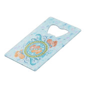 Tropical Koi Mandala | Art Zen Océan Vibrant (Devant Angle)