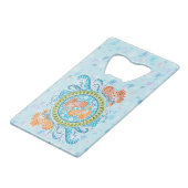 Tropical Koi Mandala | Art Zen Océan Vibrant (Dos Angle)