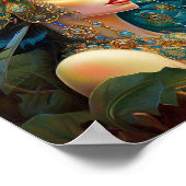 Tropical Lady Fantasy Kunst Poster (Hoek)