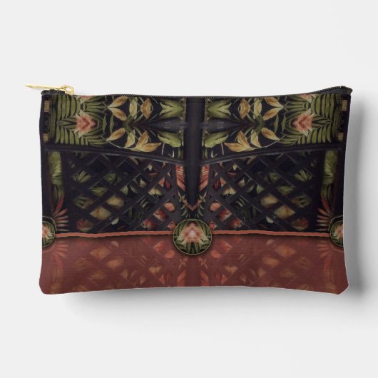Tropical Latticework Koppeling Afdrukken Gesneden Etui (Voorkant)