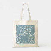 Tropical Leaf Abstract: naadloos groen. Tote Bag (Achterkant)