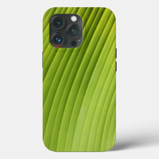 Tropical Leaf Closeup Coque-Mate coque iphone (Verso)