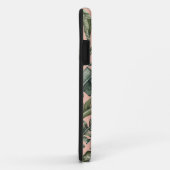 Tropical leaf gepersonaliseerde naam en initiaal Case-Mate iPhone case (Achterkant/rechts)
