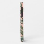 Tropical leaf gepersonaliseerde naam en initiaal Case-Mate iPhone case (Achterkant/links)