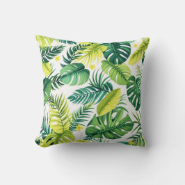 Tropical Leaf Story – Monstera & Banana Leaf Kussen