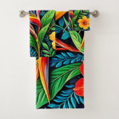 Tropical Leaves Bloom Art (En situation)