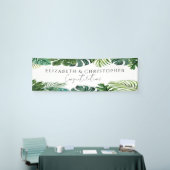 Tropical Leaves Island bruiloft Spandoek (Beurs)