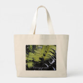 Tropical Leaves Large Tote Bag (Dos)