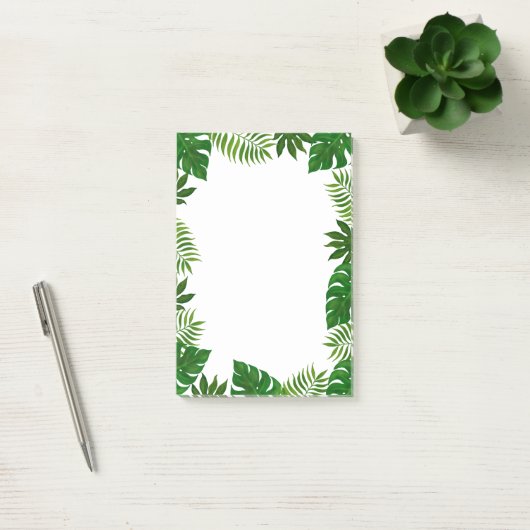 Tropical Leaves-Lijst Post-it® Notes (Kantoor)